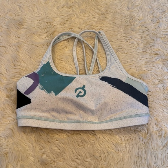 WITH Peloton Modern Strappy Sporty Bra - Size Small - Picture 2 of 4